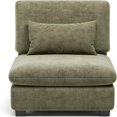 thumbnail image 3 of CHIC HOUSE Corduroy Modular Couch Seat,Single Convertible Sofa Module,Oversized Sectional Unit with Chenille Fabric for Living Room, 3 of 9