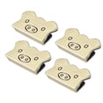 thumbnail image 2 of 4 juegos de hebillas decorativas de metal con forma de cerdito, clip para tapones, artículos de cuero, equipaje, vaqueros, accesorios de bricolajeBronce B01-51-52060, 2 of 10