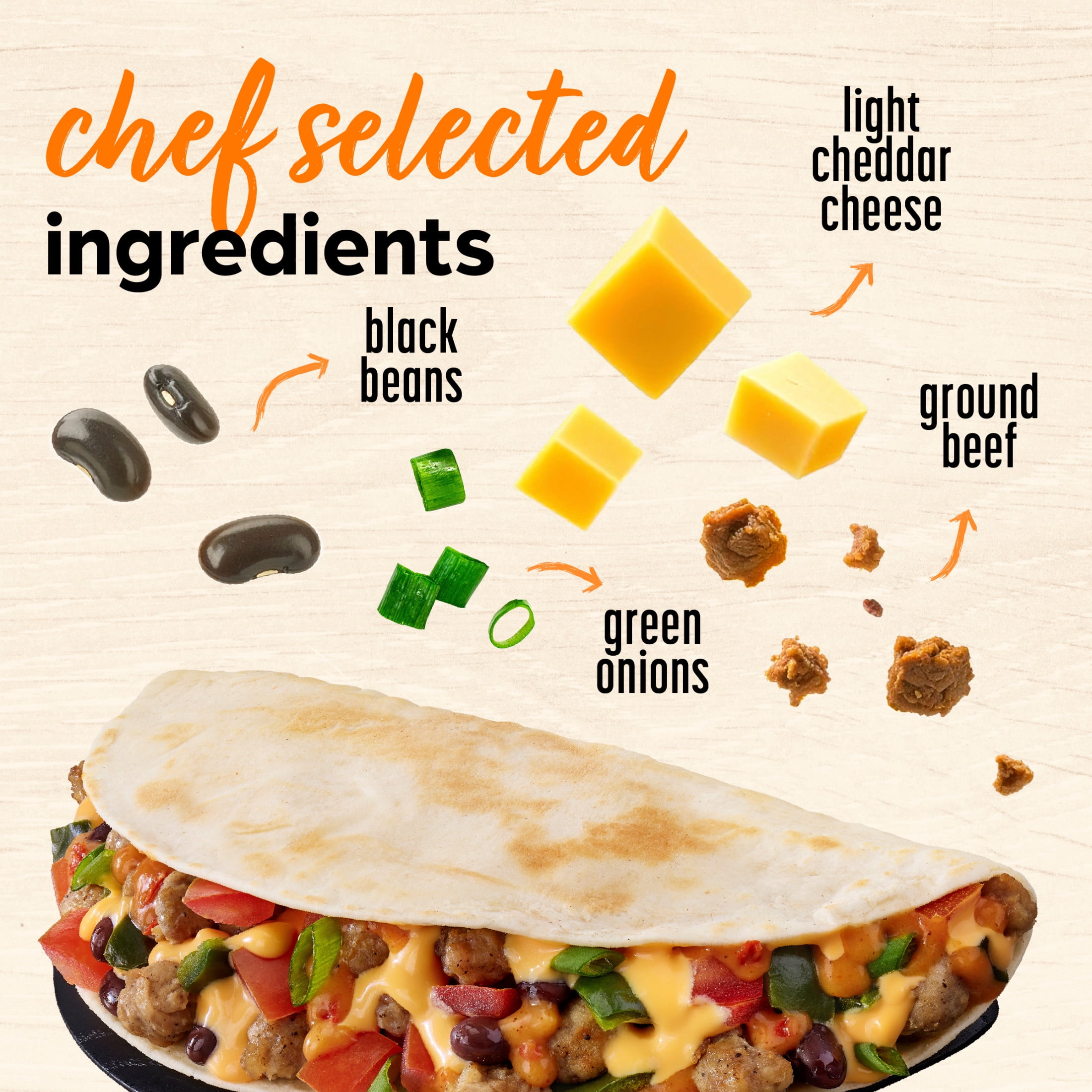 Lean Cuisine Mexican Style Beef & Cheddar Quesadilla, Frozen Lunch, Individual Meals 5 oz