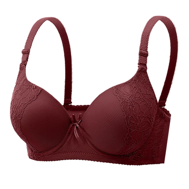 Womens Solid Color Backless Seamless Push-Up U-Shaped Beautiful Back Underwear Everyday Bras