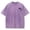 Purple #001, variant on Short Sleeve Shirts for Men Vintage Oversized T Shirt Washed Casual Crew Neck T Shirt Palm Tree Graphic Tees, M
