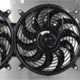 thumbnail image 2 of Aluminum Shroud 12" Fan+Thermostat for 82-02 Chevy S10 Blazer Corvette Radiator, 2 of 5