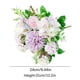 thumbnail image 3 of Adorno floral de imitación para bodas, ideal para fotografía, decoración del hogar. Carrito metálico con ruedas, base de madera, diseño de 2 niveles, plegable y portátil. Flores de resina de, 3 of 9