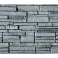 thumbnail image 4 of OTECKO 6 Pack Faux Stone Wall Panel 48 in x 13 in x 2 in Stacked Stone High Density Polyurethane Wall Siding Panels 24 sq ft, Easy Install, Interior/Exterior Iron Gray, 4 of 8