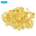 thumbnail image 3 of Uxcell Flower Bead Caps, 100Pcs 11x8mm Hollow Metal Spacer Bead End Caps Gold Tone, 3 of 6