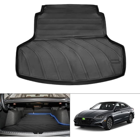 T TGBROS Custom Fit Cargo Mat For 2014-2020 Nissan Rogue - All Weather TPO Trunk Liner, Non-Slip & Waterproof