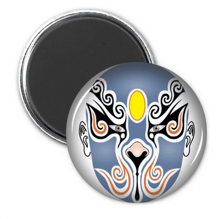 Peking Opera Head Colorful Baizitu Refrigerator Magnet Sticker Decoration Badge