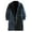 Blue, variant on Men's Casual Long Trench Denim Coat for Autumn Winter Seasons Loose Fit Outerwear Jacket