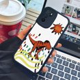 thumbnail image 4 of Agregue un toque de color a su iPhone con una divertida funda para teléfono plateada mate con estampado de dibujos animados, 4 of 4