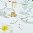 thumbnail image 7 of 1box 2 Colors Threader Earrings 2 Pairs Sterling Silver Bar Dangle Earrings Curved Earring Upside Down Hoop Earrings Thin Solid Gold Earring Lightweight Wire Needle Drop Dangle Earring, 7 of 7