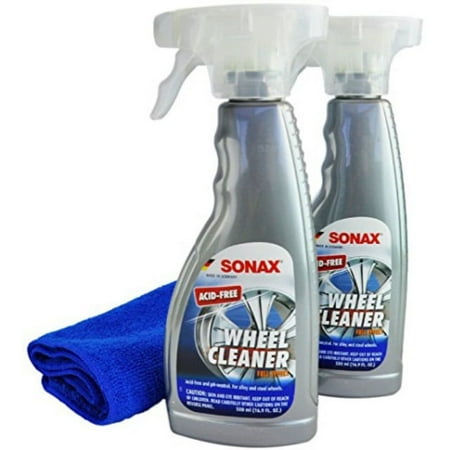 sonax (230200-755) wheel cleaner full effect - 16.9 fl. oz. - 2 pack