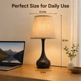 thumbnail image 5 of DAYBETTER Table Lamp for living room, Touch Control Bedside Lamp for Bedroom, 3-Way Dimmable, LED Bulb Included, for Living Room, Bedroom, 5 of 7