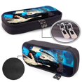 thumbnail image 6 of Jujutsu Anime Kaise Black Leather Pencil Case Zipper Stationery Storage Bag,Ideal For Travel Lovely Functional, 6 of 6