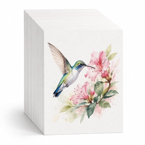 punada 120 Sheets Watercolor Paper Bulk 5 x 7 inch, 140lb/300g Cold Press Thick Water Color Cotton Paper for Watercolorist Beginning Practice Artists, White Art Paper for Drawing Painting