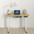 thumbnail image 2 of SHW Memory Preset Electric Height Adjustable Standing Desk, 40 x 24 Inches, Oak, 2 of 2