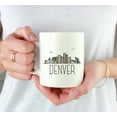 thumbnail image 3 of Koyal Wholesale Colorful City Skyline Graphic Ceramic Coffee Mug, Denver, 3 of 5
