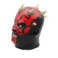 thumbnail image 3 of Star Wars Darth Maul Mask Film And Television Peripheral Mask Halloween Horror Red Bull Devil Ghost Mask, About 28*25cm, 3 of 4