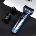 thumbnail image 4 of Maquinilla de afeitar eléctrica multifunción Yuxing recargable para hombre lavable con USB, 4 of 5