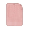 thumbnail image 5 of Ettsollp Curling Iron Heat Resistant Mat Anti-slip Silicone Rectangle Portable Flat Iron Hair Straightener Hair Styling Hot Tools Travel Heat Pad Protector Cover, 5 of 8