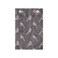 thumbnail image 1 of Bird Hanging Pocket Organizer, Repetitive Crested Fly Friend Simple Cartoon Illustration Flying Animal, Printed Polyester Storage Bag with Pockets, 14" x 20", Peach Dried Rose and Grey, 1 of 2