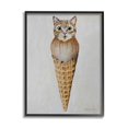 thumbnail image 2 of Stupell Industries Tabby Cat Ice Cream Scoop Dessert Waffle Cone , 16 x 20, Design by Coco de Paris, 2 of 5