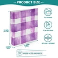 thumbnail image 3 of FORMRS 3 Ring Binder 1.5 inch with Pockets Set of 2 Clip Board 200 Sheets Capacity, Purple and White Pattern, 3 of 8