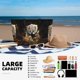 thumbnail image 5 of Easygdp Enchanted Deer In Cave Bolsa de Viaje de Playa de Gran Capacidad, Bolsa Tote Perfecta para la Playa, Escapadas de Fin de Semana y Viajes, 5 of 7