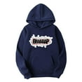 thumbnail image 1 of Sudadera con capucha para hombre, informal, con estampado navideño, de manga larga, tipo blusa, 1 of 4