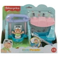 thumbnail image 6 of Fisher-Price Little People Swing & Stroll Babies Pretend Playset & Figure, 6 of 6