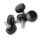 thumbnail image 2 of High quality 5pcs Hand-tightened grip knob straight-grained handle M8*32*20, 2 of 5
