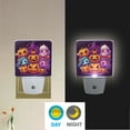 thumbnail image 6 of Pumpkins Halloween Night Light LED Dusk to Dawn Auto Sensor Night Lamp Plug-in Nightlight for Bedroom Hallway Kitchen 2 PCs, 6 of 7