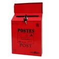 thumbnail image 2 of YAOMOBB School Suggestion Box Rustic Style Mailbox Suggestion Box Wall Mounted Secure Vibrant Color Workplace Feedback Box with Locking, 2 of 7