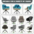 thumbnail image 6 of Xoenoiee Beach Starfish Seashell Print Dining Room Chair Slipcovers Curved Back Chair Cover Armchair Covers Removable Chair Protector for Living Room, Dining Room, Kitchen, 6 of 7