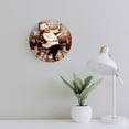 thumbnail image 6 of Wall Clock for Home Decoration, Chef Riding Bicycle Funny Pattern Retro Mute Non-Ticking Classic Wall Clock Battery Powered Suitable for Home, Living Room, Kitchen, Office Decorations, 6 of 6