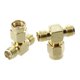 thumbnail image 3 of 6 Pcs Rp Sma Male To Two Rp Sma Female Triple T Rf Adapter Connector 3 Way Splitter, 3 of 4