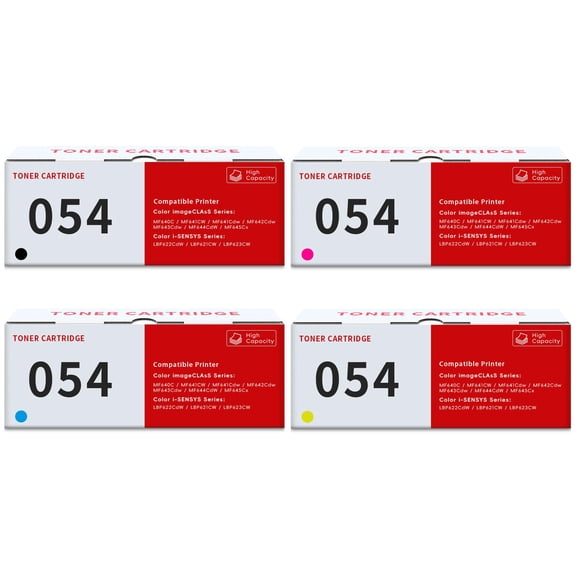 Juego de cartuchos de tóner LFDSMSG 054 CRG054 para Canon 054