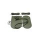 thumbnail image 1 of Minnieouse Bolso impermeable hecho a mano Base inferior superficie antideslizante bolso correa de hombro hebilla de Metal estable bolsa que hace piezas Mochilas Verde Minnieouse AP011844-02, 1 of 6