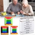 thumbnail image 2 of Stackable Daily Medicine Organiser Multi Compartments Medicine Holder Box for Travel, 2 of 5