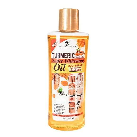 200ml Turmeric Oil Essential Oil Aromatherapy Face Body Moisturizing Massage Oil P2L6