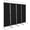 Black, variant on WYDK 6.2Ft Folding 4-Panel Room Divider Black - 87" Wide Freestanding Foldable Fabric Privacy Screen, Lightweight Portable Partition Wall Divider and Separator for Home Office, Apartment, Studio