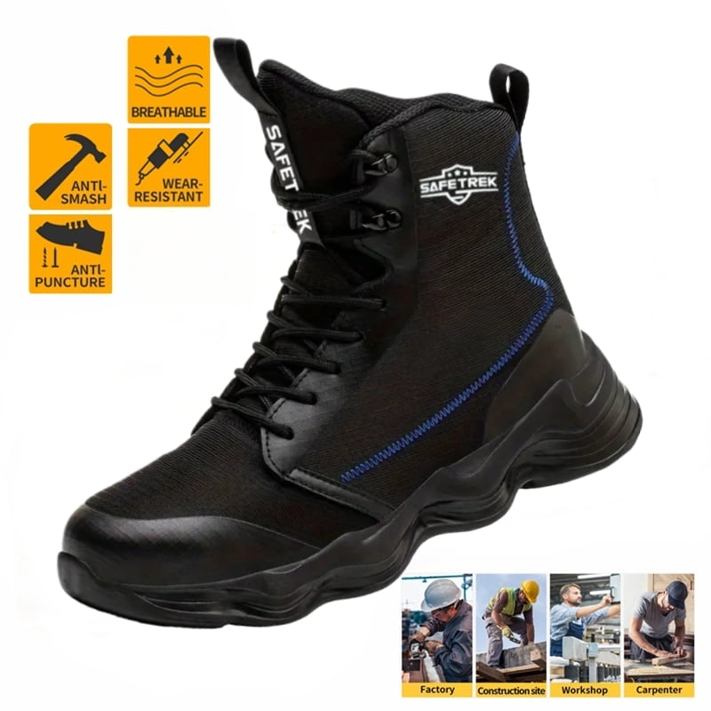 Free Shipping! Brahma Steel Toe Work Shoes for Men, Leather and