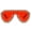 Red, variant on Modern Rhinestones Frame Sun Glasses with Unique Rivet Studded Detail for Theme Parties Gathering and Beach Vacation Wear