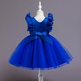 thumbnail image 3 of Kid Girl Dresses Girls Formal Dress Blue Girls Dress Girls Spring Dresses Girl Dresses Size 3-4 Years, 3 of 3