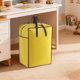 thumbnail image 5 of Bolsa organizadora de gran capacidad para guardar colchas | Plástico amarillo no tejido, plegable, para ropa de cama y mantas, con asas reforzadas y cremallera bidireccional, tallas S/M/L para, 5 of 6