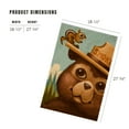 thumbnail image 4 of Lantern Press 1000 Piece Jigsaw Puzzle, Smokey Bear and Squirrel, Officially Licensed, 4 of 5