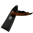 thumbnail image 4 of Steel Straight Razor w/ Wooden Handle USA BARBER SAFETY RAZOR SHAVETTE RASIEREN, 4 of 6