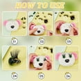 thumbnail image 4 of 20pcs Eyelashes Safety Eye Lashes Eye Make Up Accessories Crafts Eyelashes Plastic Stuffed Crochet Eye Lashes for Eyes Over 30mm Amigurumi Puppet Teddy Bear Plush Animal Making, 4 of 9