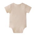 thumbnail image 5 of MEZZALL Child Boys Bodysuits Breathable Soft Short Sleeve Envelope Neck Baby Romper Solid Color Crew Neck Holiday Onesies, 5 of 5