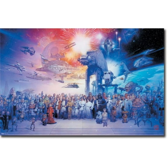 Star Wars - Galaxy Laminated Poster (24 x 36)