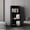 Black, variant on Space-Efficient Three-Tier Bookcase - Great for Small Apartment to Maximize Storage